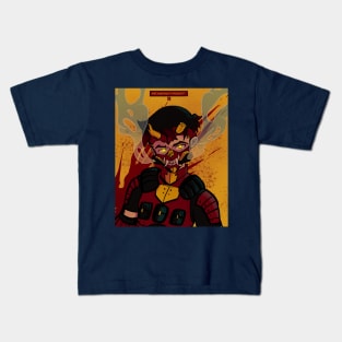 The Mad Dragon (Japanese inspired OC with background) Kids T-Shirt